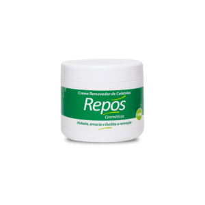 O Creme Removedor de Cutículas Repós hidrata e amacia mãos e pés, facilitando a remoção de cutículas.