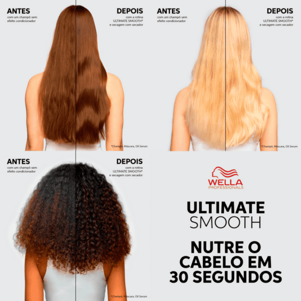 Tratamento nutritivo de luxo para cabelos secos e crespos! ULTIMATE SMOOTH Miracle Oil Serum é um óleo capilar delicado que nutre profundamente o cabelo por dentro e por fora, deixando-o visivelmente mais suave e brilhante - nutrindo o cabelo em 30 segundos, com maciez que dura até 3 dias*. Com esqualano e ômega-9.