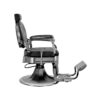 Mudi CAESAR BLACK Cadeira de Barbeiro Preta Profissional-