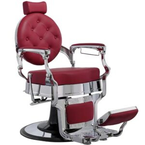 Mudi BUZZ SILVER Cadeira de Barbeiro Profissional