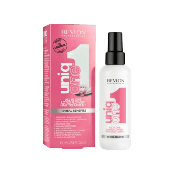 Uniq One Lotus da Revlon: Todos os benefícios que já conheces do Uniq One, desta vez em uma edição com um perfume requintado de flor de lótus.