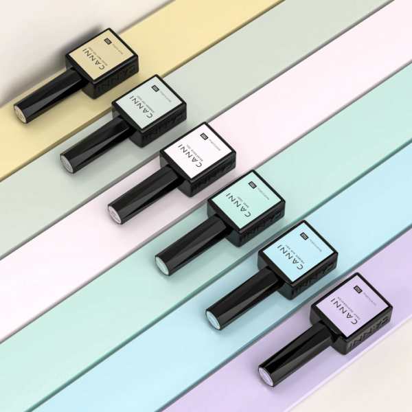 O Canni Collection Kit Base Primer 2300 reúne 6 itens essenciais para unhas perfeitas: desidratante, primer, base, gel de reforço, top coat diamante e top coat matt velvet.