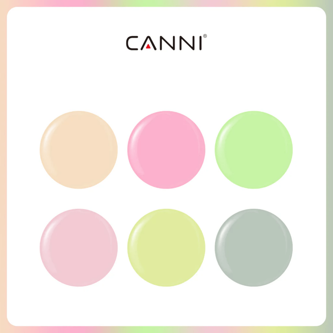 Conjunto com 6 vernizes gel HEMA Free, com fórmula segura e hipoalergênica. Cores intensas, acabamento profissional e longa duração. Ideal para uso profissional ou doméstico.