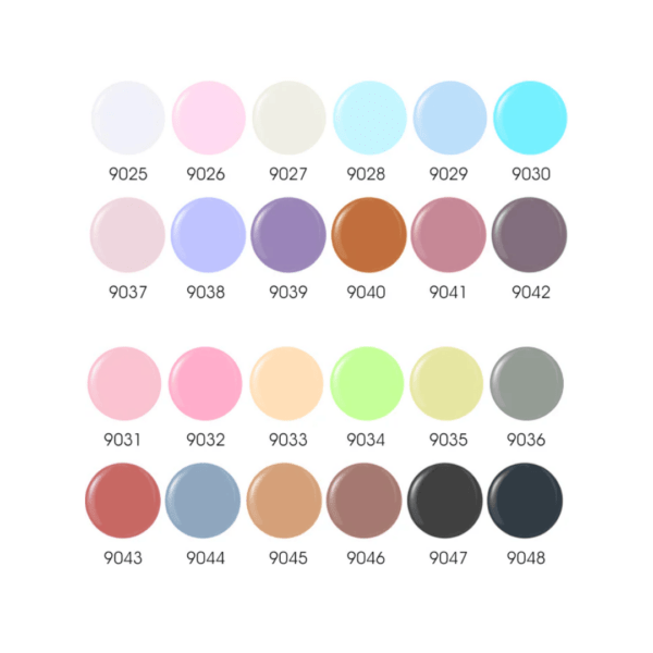 O Kit Canni Color Nail Gel Set Verniz Gel CC2 oferece uma paleta vibrante com 24 cores de verniz gel para unhas, garantindo acabamento duradouro e profissional.