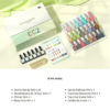 O Kit Canni Color Nail Gel Set Verniz Gel CC2 oferece uma paleta vibrante com 24 cores de verniz gel para unhas, garantindo acabamento duradouro e profissional.
