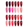 El set de esmalte de uñas de gel Canni Color CC5 ofrece una vibrante paleta de 24 colores de esmalte de gel, que garantizan un acabado profesional y duradero.