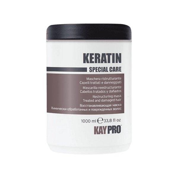Mascarilla reestructurante con queratina para cabellos tratados y dañados. Desenreda, reduce el encrespamiento y devuelve suavidad, brillo y fuerza al cabello con una acción profunda e inmediata.