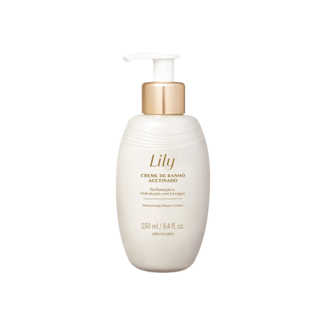 O Creme de Banho Acetinado Lily transforma a hora do banho num ritual sofisticado com muita hidratação e a icónica fragrância de Lily, oferecendo um perfume incrível enquanto limpa e hidrata - formando uma película que protege a pele.