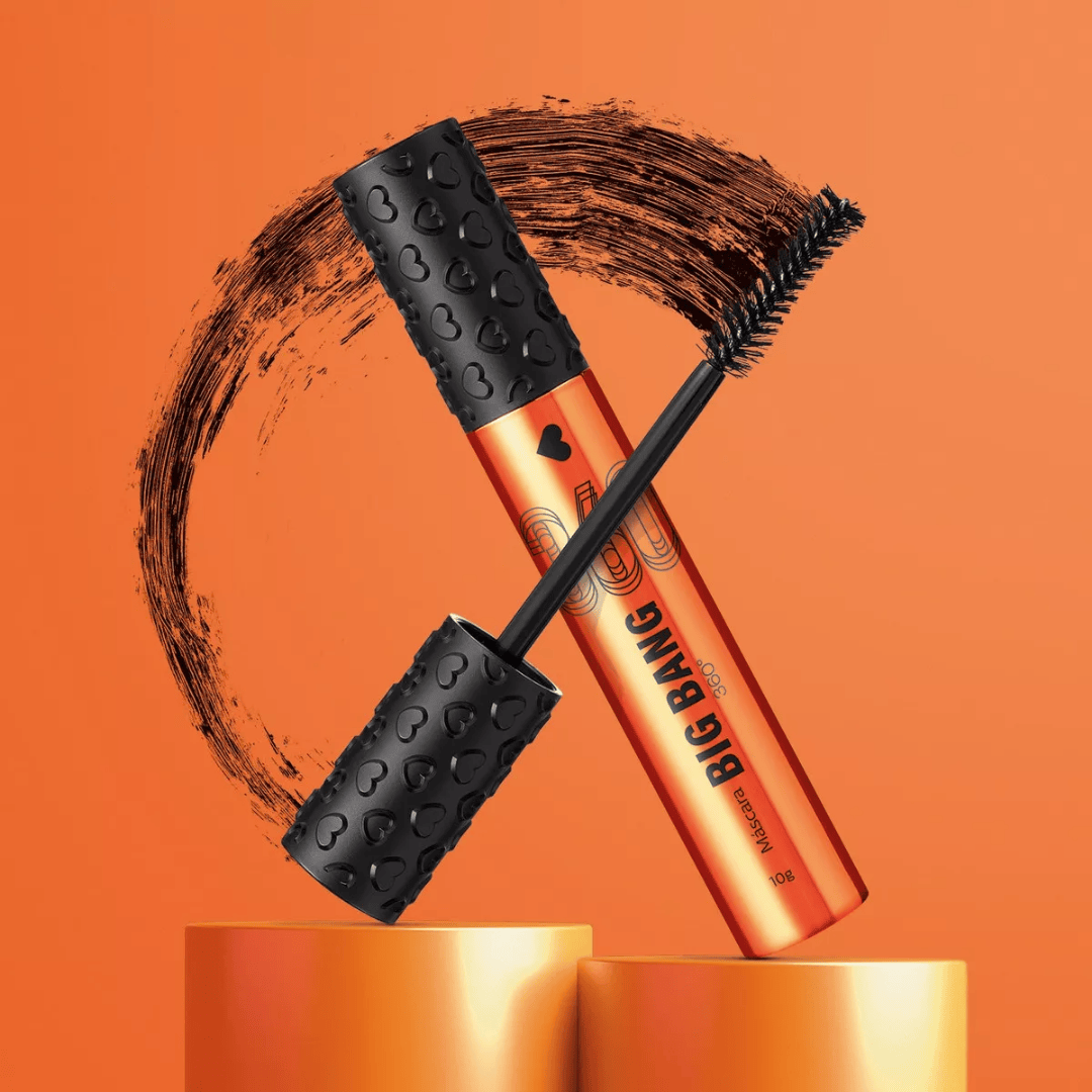 Se és fã da Máscara de Pestanas Big Bang, tens que experimentar a Máscara de Pestanas Big Bang 360! O sonho de quem ama o pacote completo: volume, alongamento e curvatura.