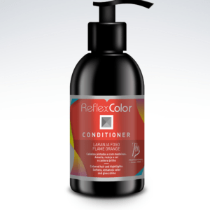 Este Condicionador Tonalizante  Laranja Fogo foi desenvolvido pela Zelo Professional  com cor temporária (3 a 4 lavagens). Foi especialmente elaborado para proporcionar um toque de cor e ao mesmo tempo maciez e brilho aos seus cabelos.