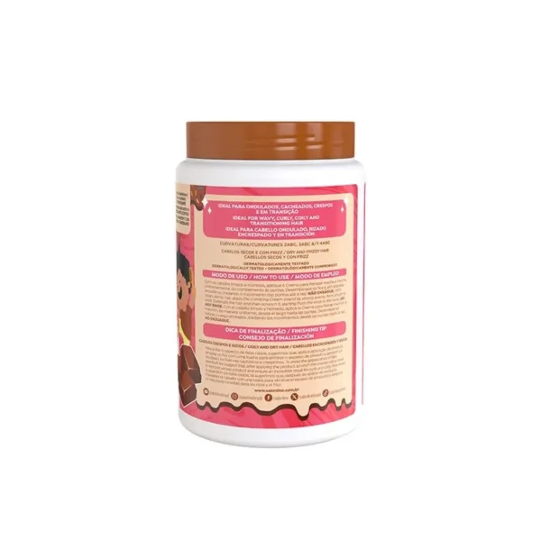 Salon Line Creme para Pentear Chocolate Kids Cachinhos Nutridos 1kg