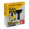 Marco Boni Kit Essencial 3 Escovas Cerâmicas + 1 Escova Raquete
