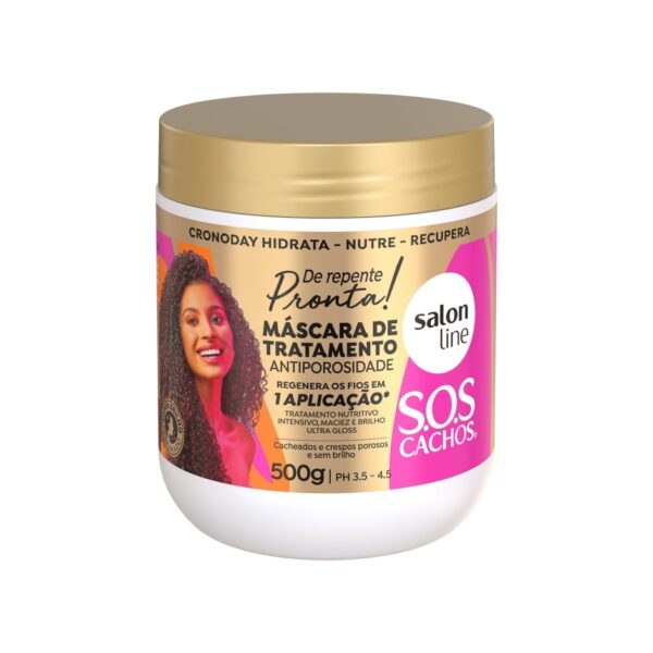 Salon Line de Repente Pronta Máscara de Tratamento Nutritiva 500g