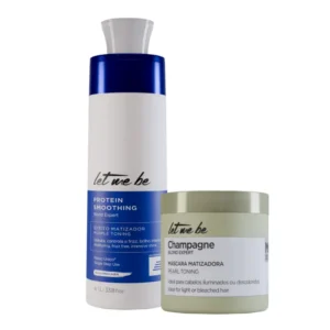 Let Me Be Kit Protein Smoothing Blond Expert Purple Toning + Champagne Blond Expert Pearl 1 L/500 ml