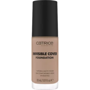 Catrice Base Líquida Invisible Cover 030N 30 ml – Acabamento Matte Natural