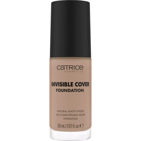 Catrice Base Líquida Invisible Cover 030N 30 ml – Acabamento Matte Natural
