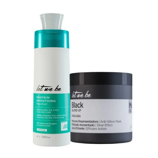 Let Me Be Kit Protein Smoothing + Black Blond Up 1 L/500 g