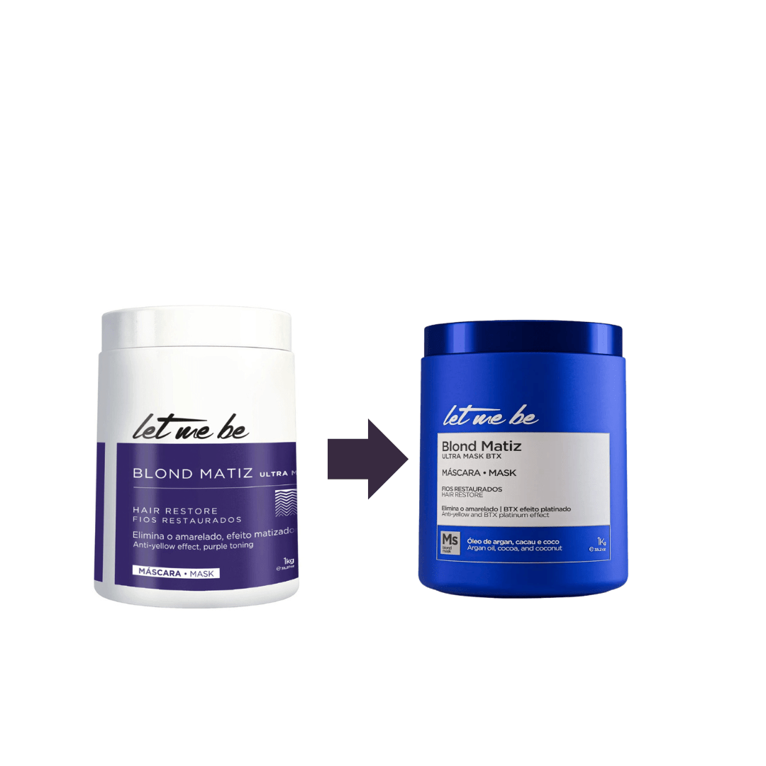 Let Me Be Kit Supreme Mask Keratin + Blond Matiz Ultra Mask BTX 1 L/1 kg