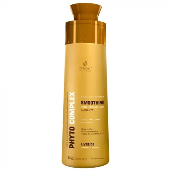 kit Let Me Be Dr.Fiber Phyto Complex, Phyto Complex Dr.Fiber, kit alisamento e finalização, alisamento capilar profissional, máscara alisante Dr.Fiber, finalizadora Let Me Be, tratamento capilar anti-frizz
