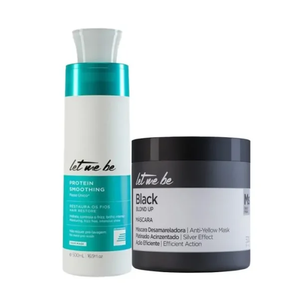 Alisamento-Protein-Smoothing-Passo-Unico-_-500ml-Mascara-Black-_-Efeito-Acinzentado-_-500g-LMB102-301-