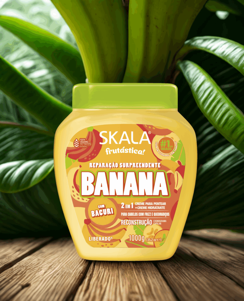 Skala Frutástica Kit Cronograma Capilar Uva, Morango e Banana 3×1000g