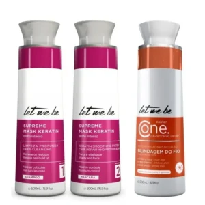 Let Me Be Kit Supreme Keratin + Cauter One 500ml/500ml/500ml