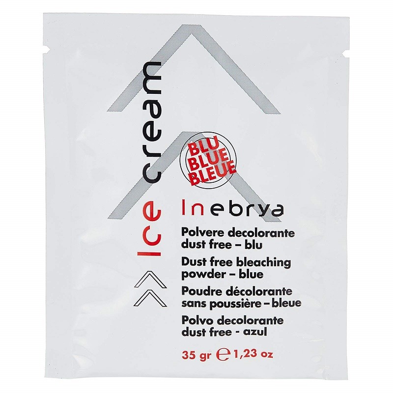 Pó Descolorante Inebrya para Sorvetes Dust Free - Azul 35g