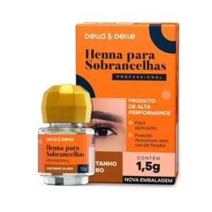 Della&Delle Henna Para Sobrancelha Castanho Claro 1,5g