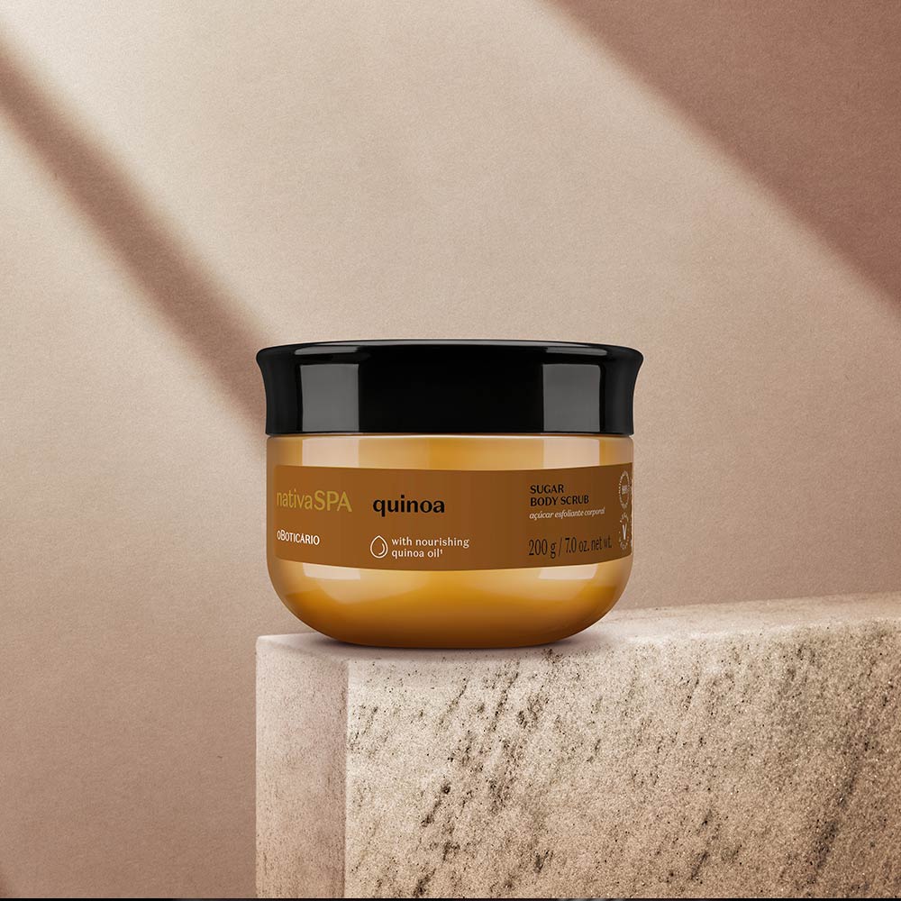 O Boticário Nativa SPA Açúcar Esfoliante Corporal Quinoa 200 g