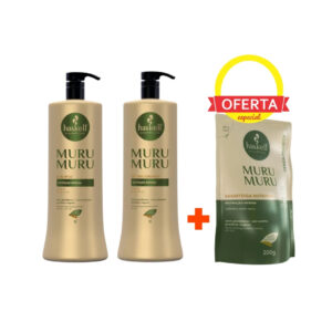 Kit Haskell Murumuru Nutrição Intensa (Shampoo 1L + Condicionador 1L) + OFERTA Refil Máscara