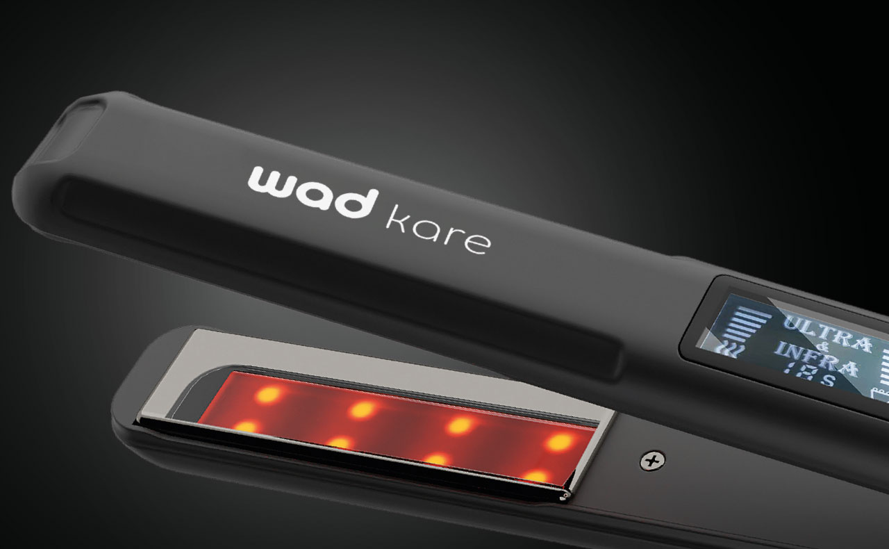 WAD Kare Prancha de Tratamento Capilar Ultrassónica Preta - Image 2