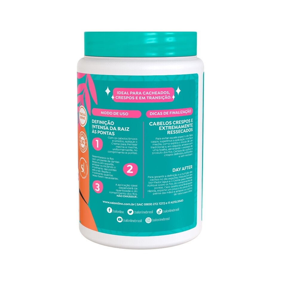 Salon Line Creme para Pentear Definição Máxima 1kg