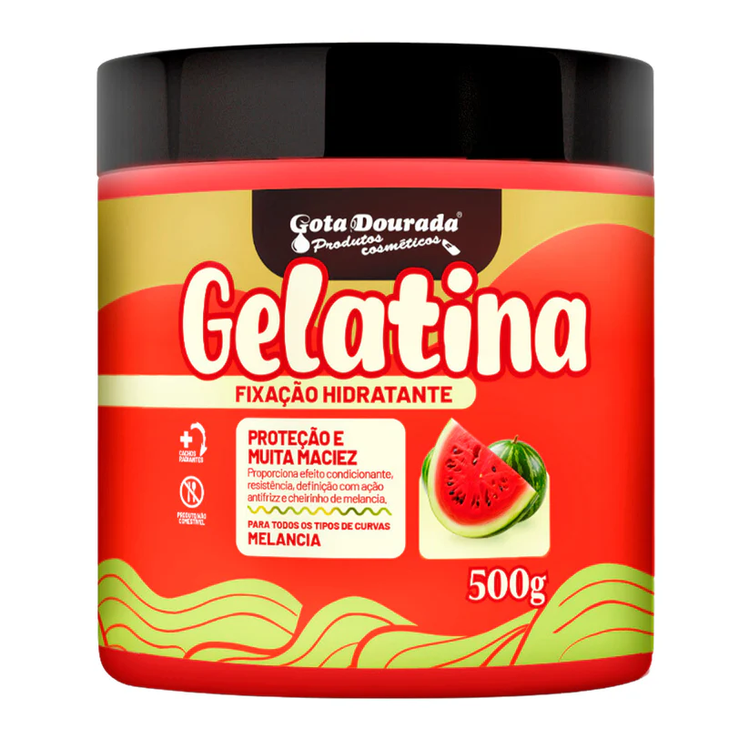 Gota Dourada Gelatina de Melancia Definição e Força 500g