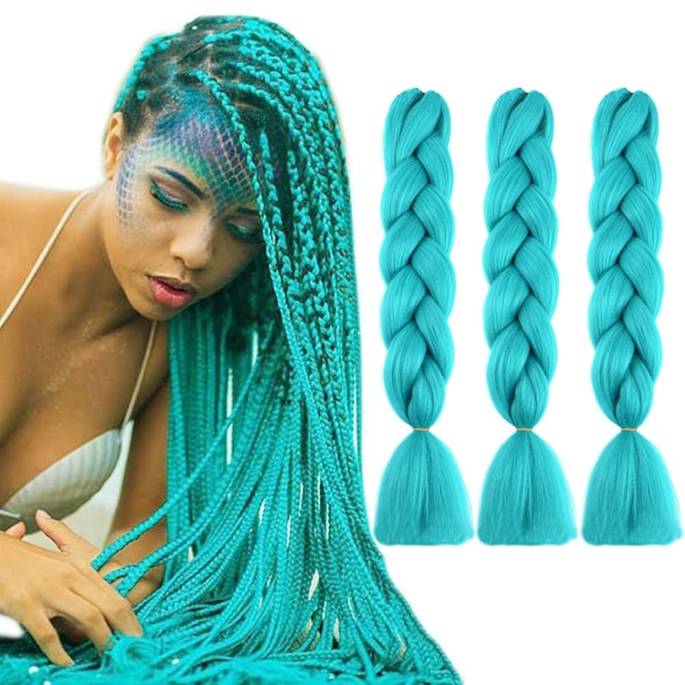 Darling Super Braid Cabelo Sintético para Tranças - T-Turquoise