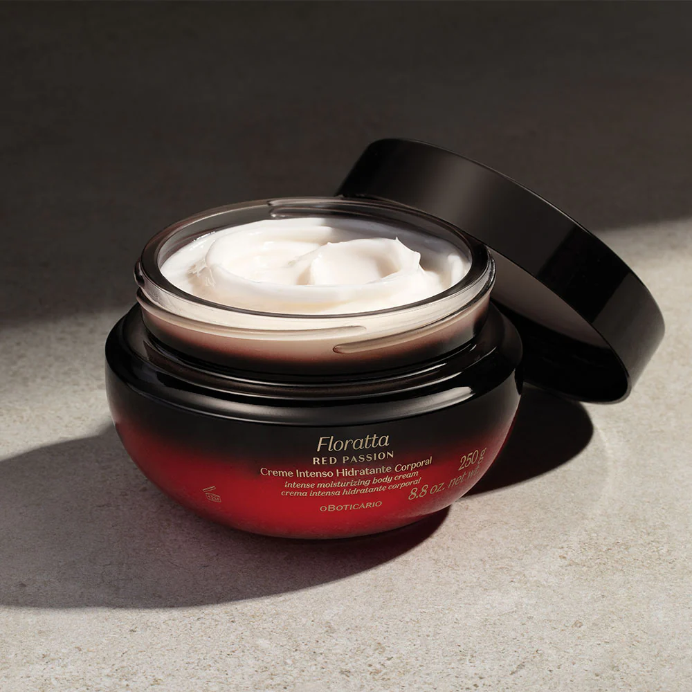 O Boticário Floratta Red Passion Creme Intenso Hidratante Corporal 250g.