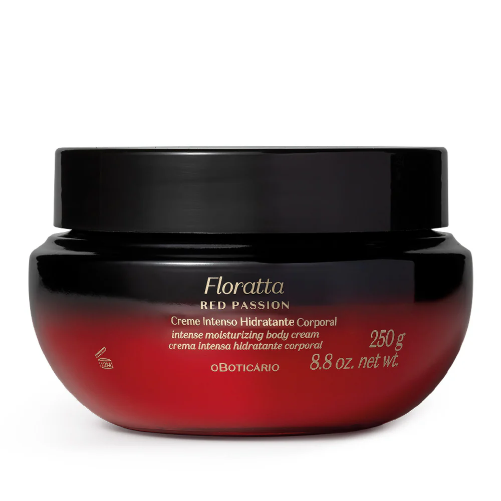 O Boticário Floratta Red Passion Creme Intenso Hidratante Corporal 250g .