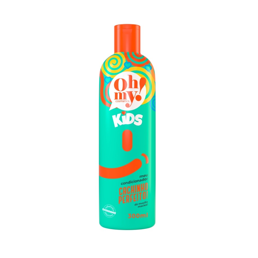 Oh My Cosmetics Condicionador Kids Cachinho Perfeito 300ml