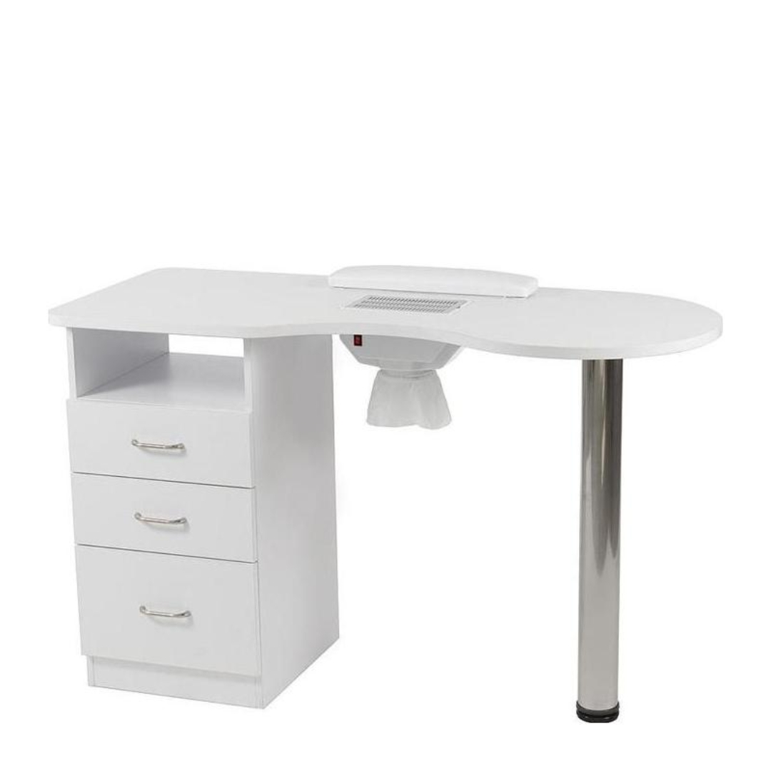 Weelko DIGIT Mesa de Manicure com Aspirador e Gavetas