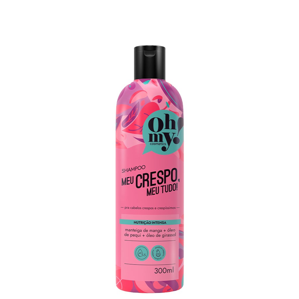 Oh My Cosmetics Shampoo Meu Crespo, Meu Tudo 300ml