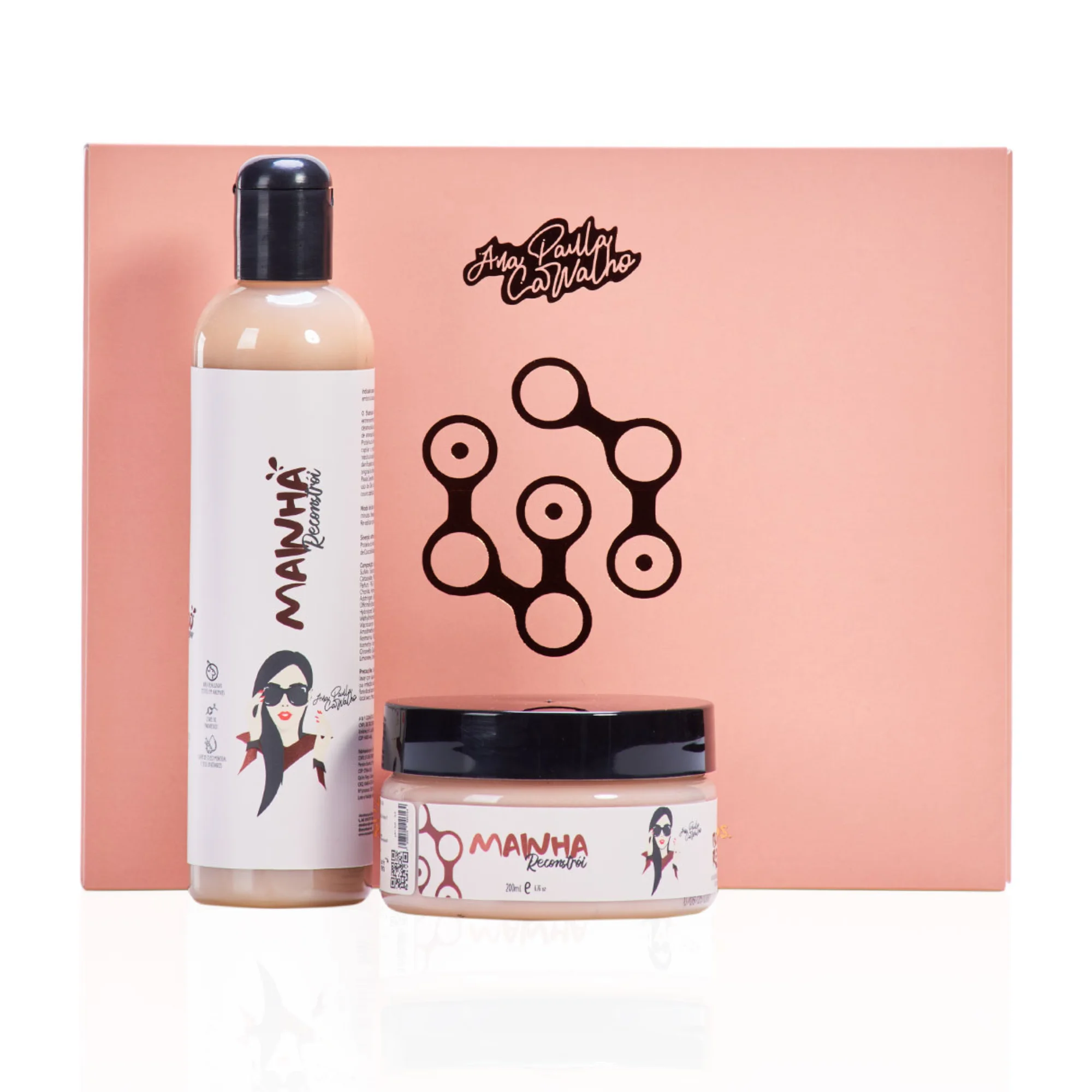 Kit AP Professional Mainha Reconstrói Home Care – Shampoo + Máscara Bomba