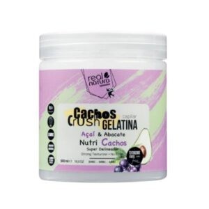 Real Natura Gelatina Capilar Cachos Crush Açaí & Abacate 500 ml