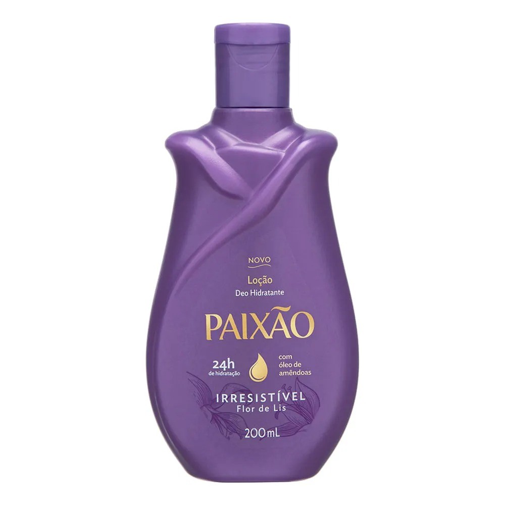 Paixão Loção Deo Hidratante Irresistível Flor-de-Lis 200 ml