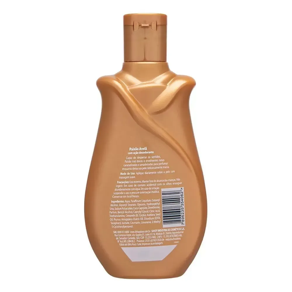 Paixão Loção Deo Hidratante Avelã 200 ml - Imagen 4