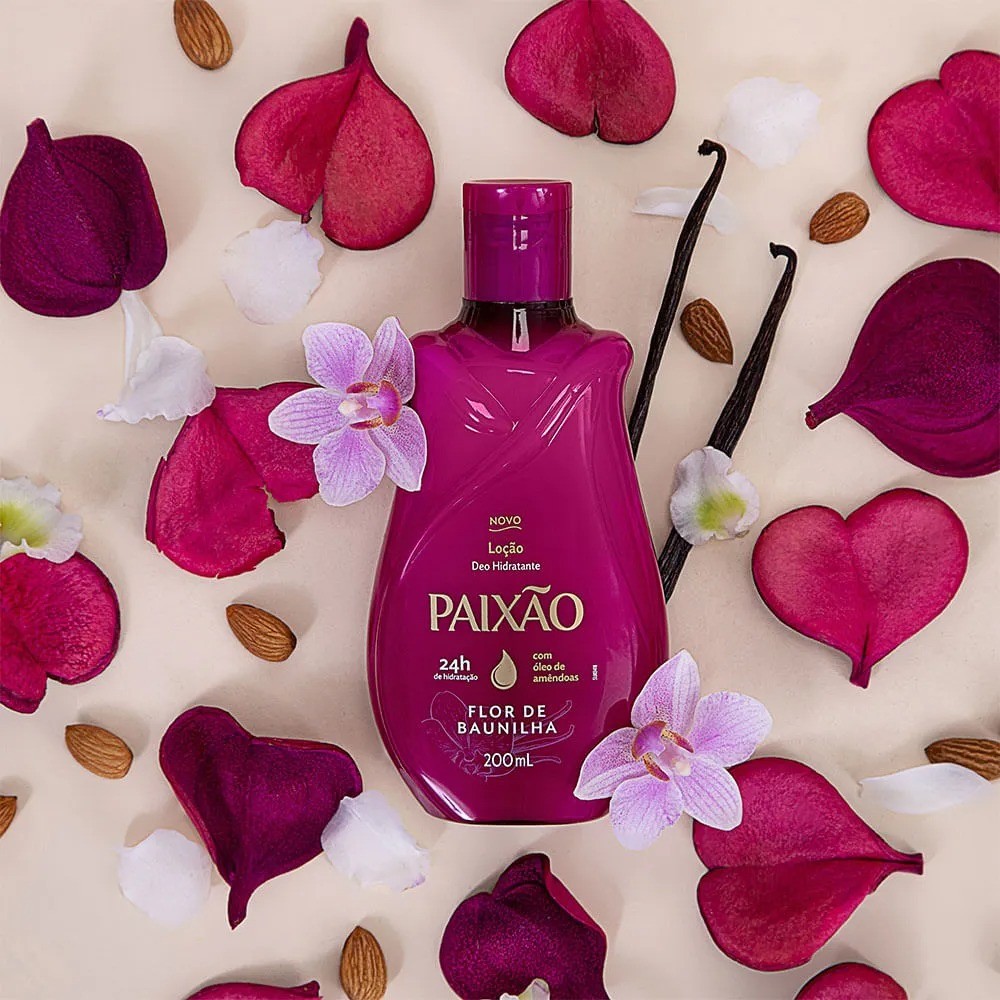 Paixão Loção Deo Hidratante Flor de Baunilha 200 ml - Imagen 5