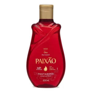 Paixão Óleo Deo Corporal Tentadora Ameixa Rubi 200 ml