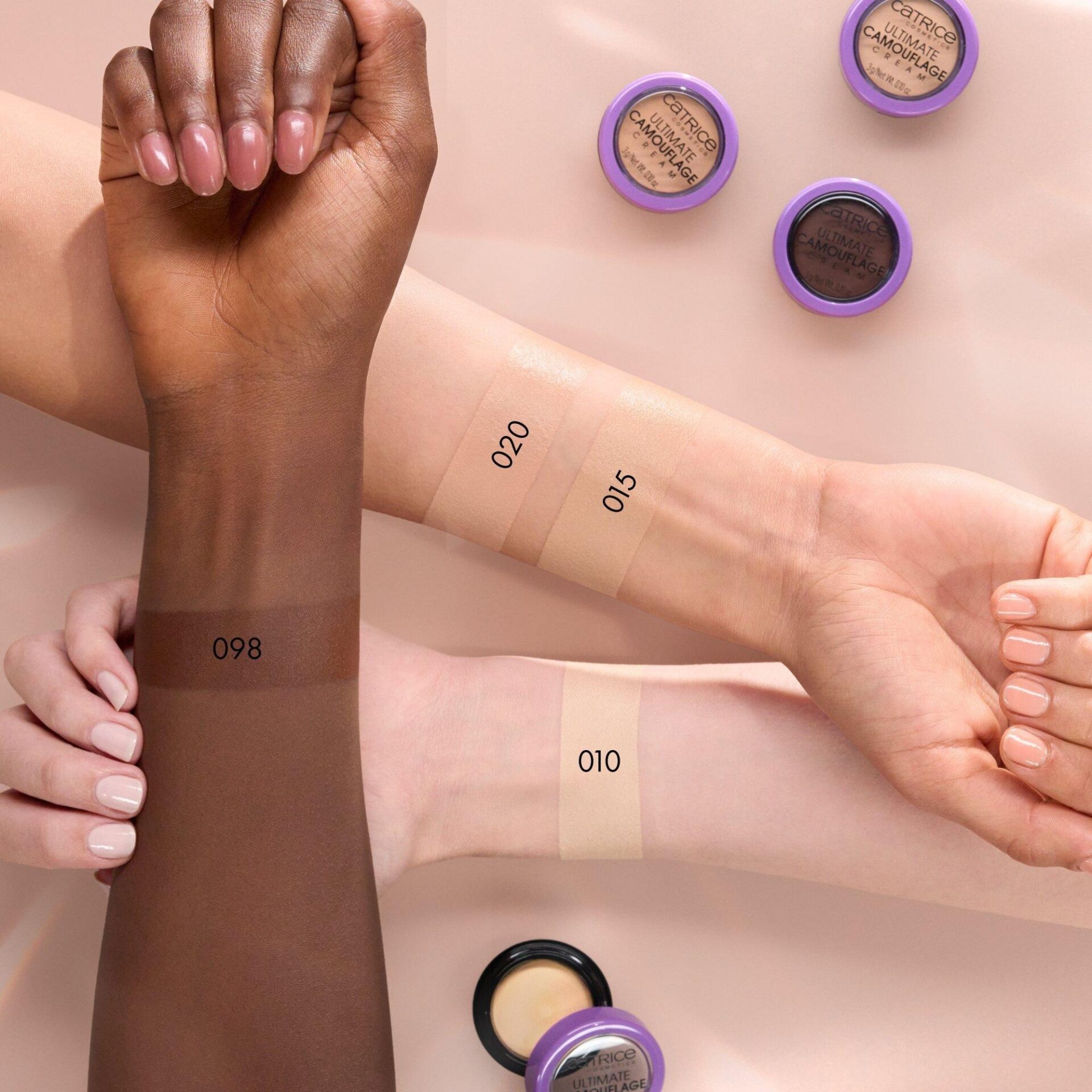 Catrice Ultimate Camouflage Cream Corretor de Cobertura Elevada 010 N Ivory - Imagen 5