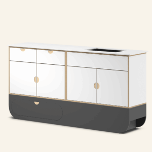 Naggura Módulo Higiene L Inox Cinzento