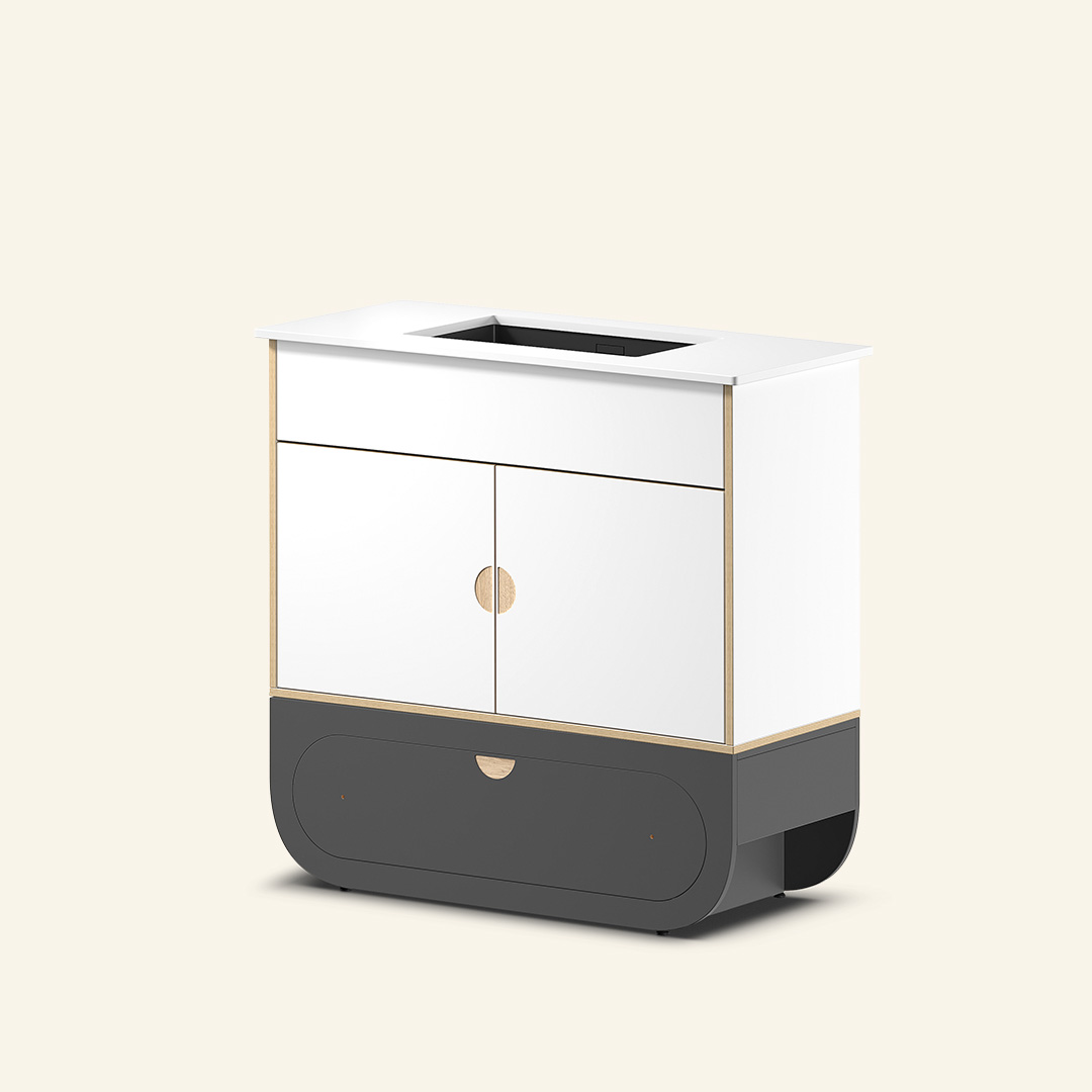 Naggura Módulo Higiene S Inox Cinzento