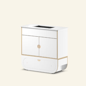 Naggura Módulo Higiene S Inox Branco