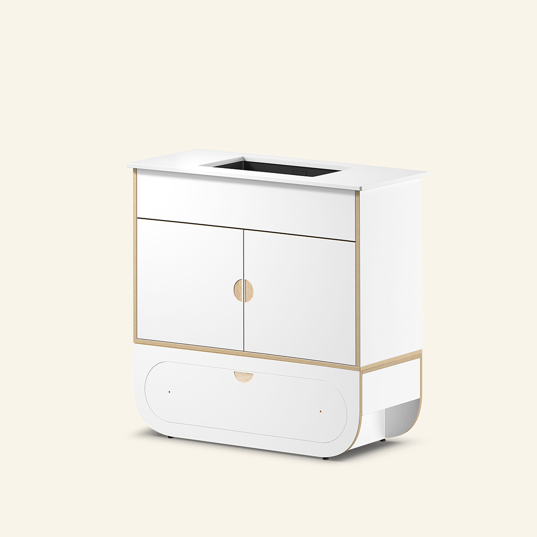 Naggura Módulo Higiene S Inox Branco